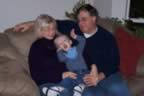 Grandma Lana, Grandpa John and tired Greyson. (52kb)