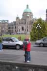 It was chilly but nice standing in front of the Parliment Building. (169kb)