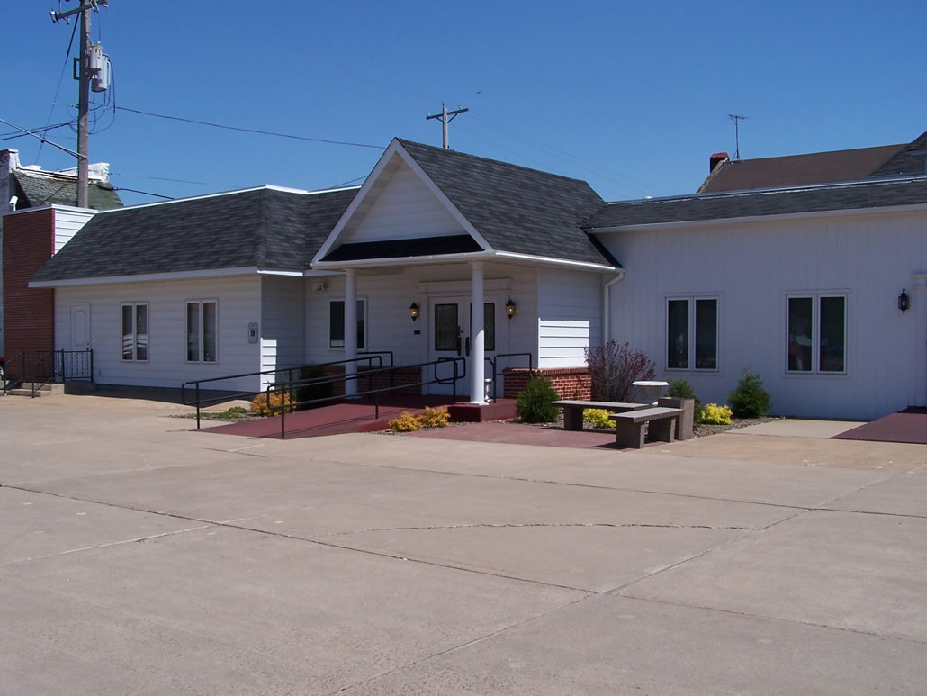 Backside of Olson Funeral Home