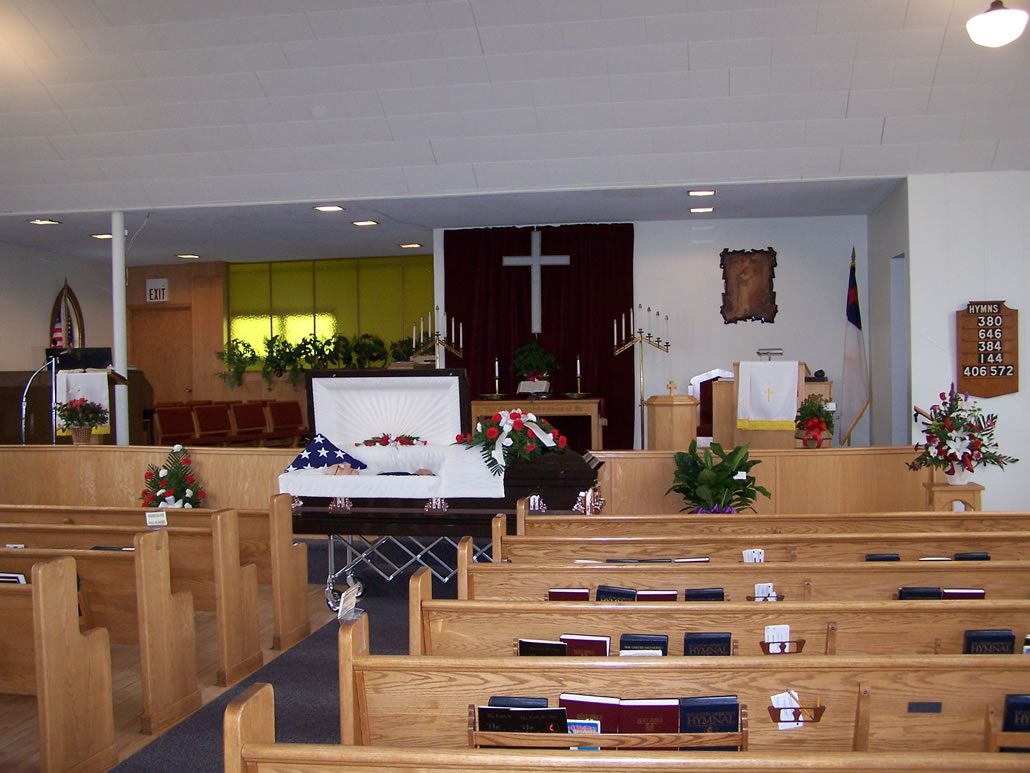 Grandpa in the church